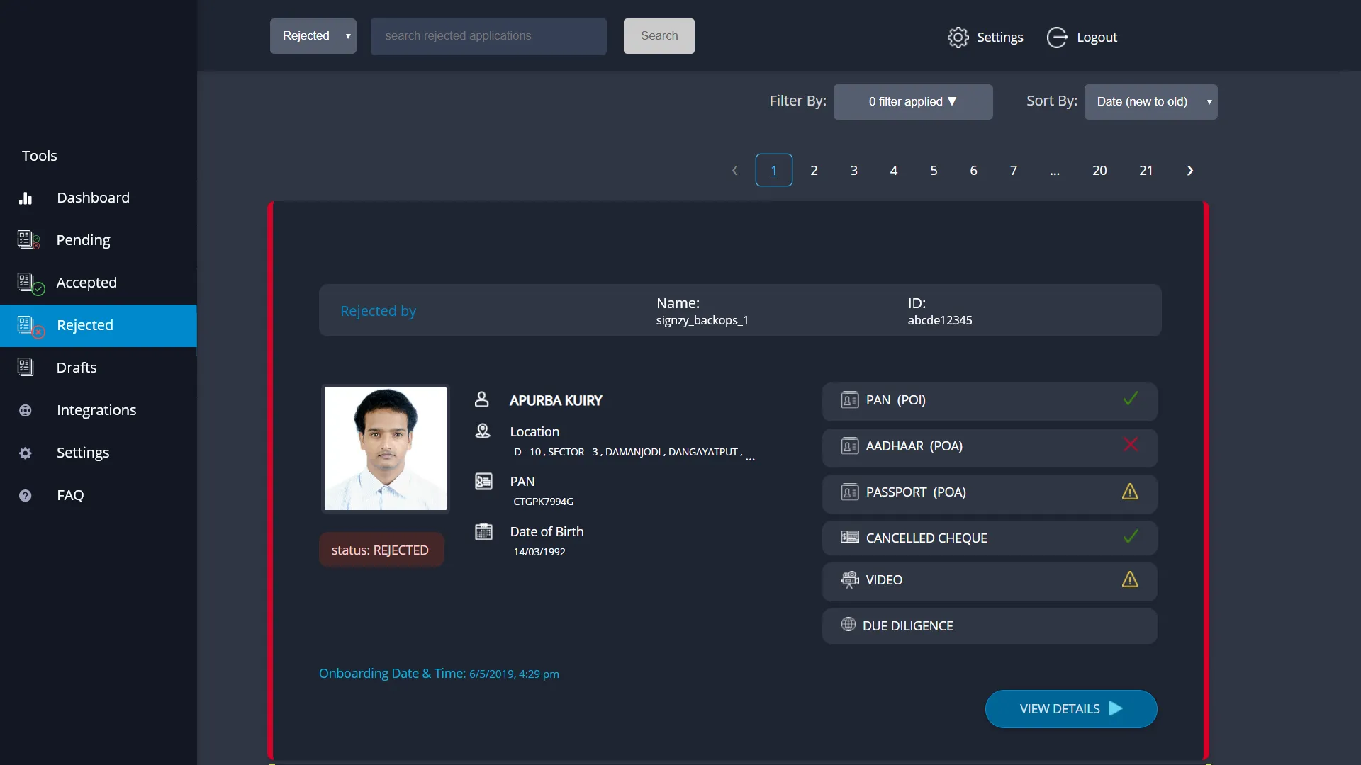 Signzy Distributor Overview